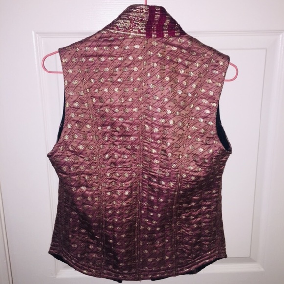 100% Silk Sari Vest by Layla~Hand Made On Earth - Picture 2 of 14